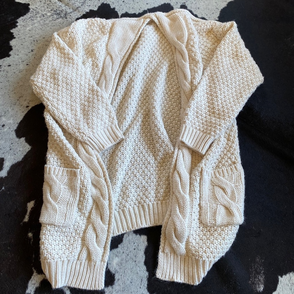 Knit cardigan